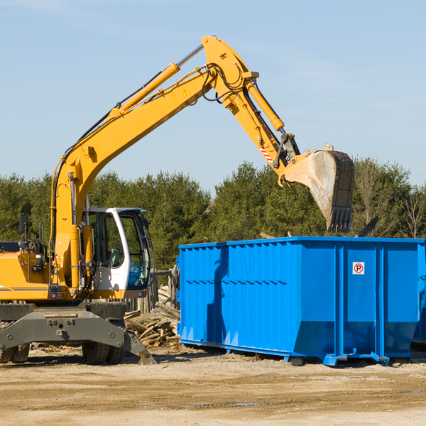 are there any restrictions on where a residential dumpster can be placed in Lower Windsor